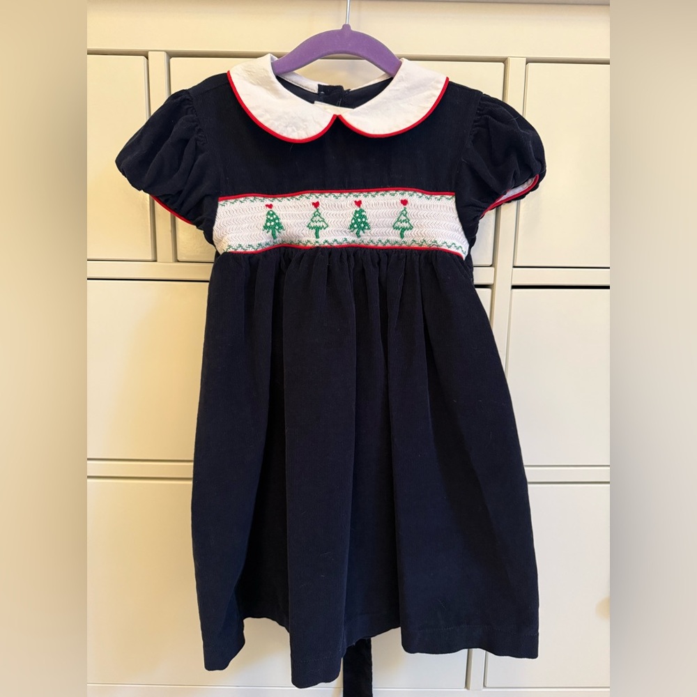 Bella Bliss 
Navy smocked Holiday Dress